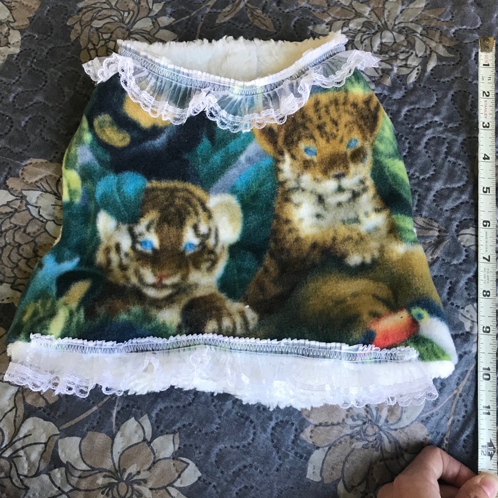 Fleece dog vest sweater shirt